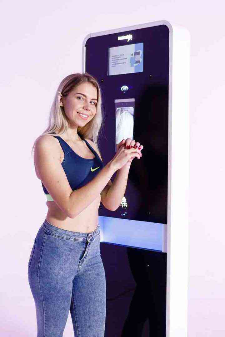 MedSaniStar Temperature Check & Sanitizing Station - elitewellnesshq Sanitizer 