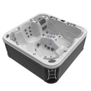 Monte Rosa 6 person Luxury Hot Tub(Silver Marble/Grey) - elitewellnesshq 