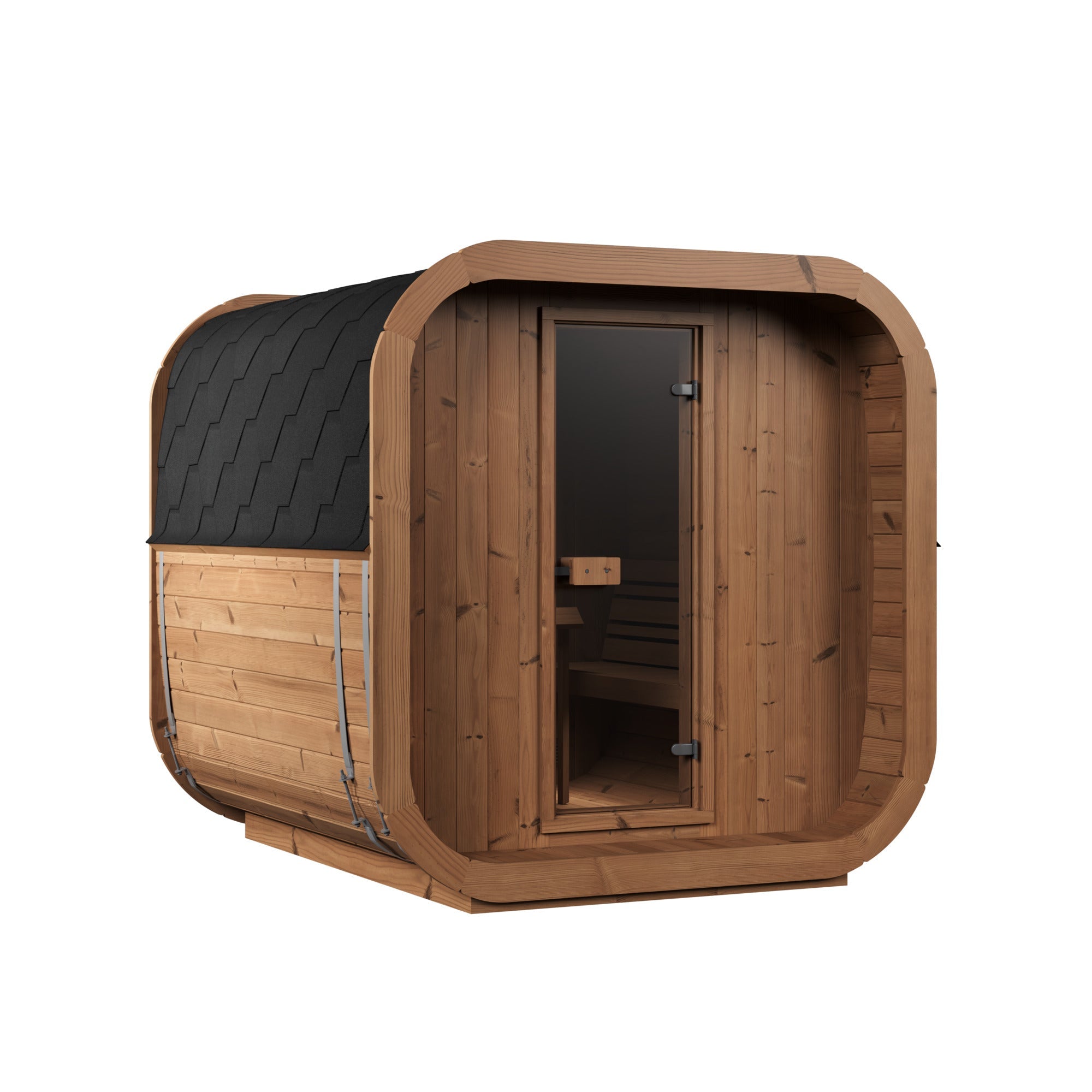 Mr.Steam Outdoor Cubist Sauna 2 - 4 bathers - elitewellnesshq mr.steam MSWD77AC9C1