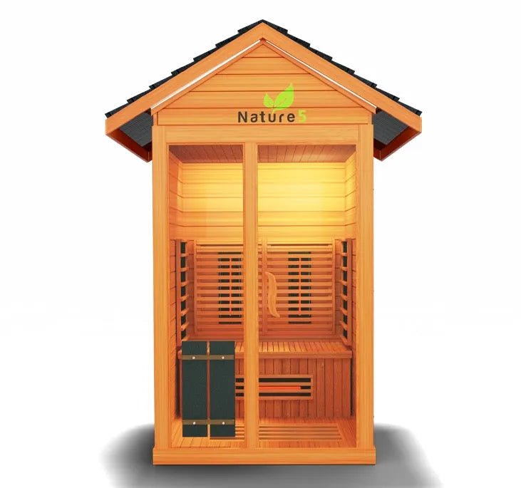 Nature Outdoor 2 - Person Sauna - elitewellnesshq Saunas NAT5