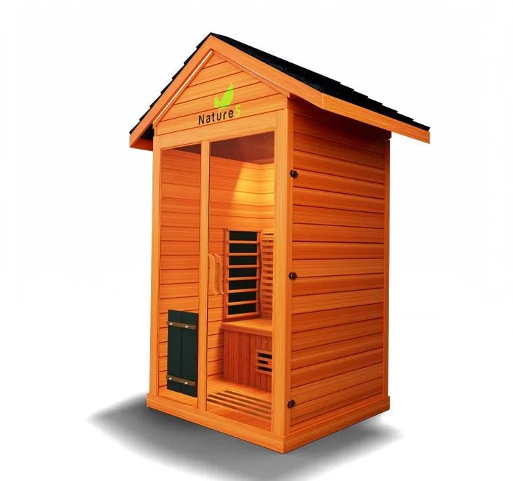 Nature Outdoor 2 - Person Sauna - elitewellnesshq Saunas NAT5