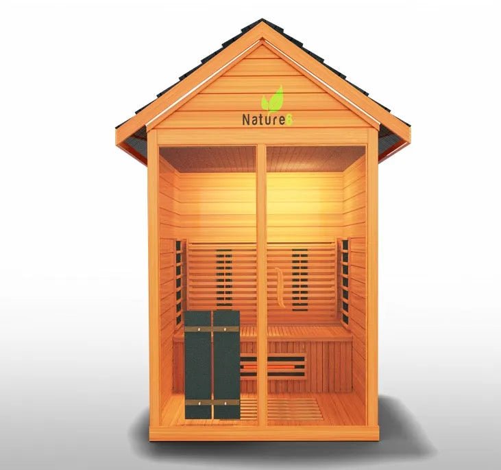 Nature Outdoor 3 - Person Sauna - elitewellnesshq Saunas NAT6