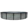 Newtown Above Ground Pool by Carvin | Woodgrain Finish