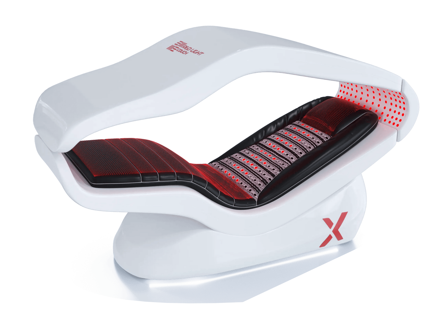 Red Light Couch PEMF HaloX Recliner - elitewellnesshq Red light Therapy 