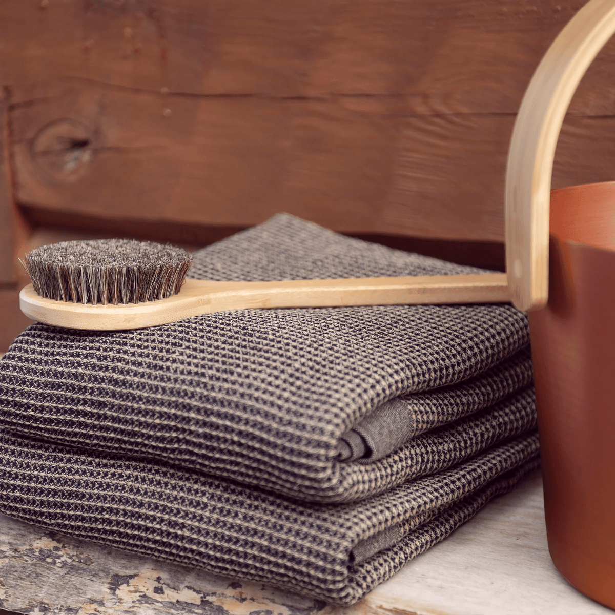 Rento Bamboo Bath Brush by Amerec - elitewellnesshq sauna essentials 9261-30
