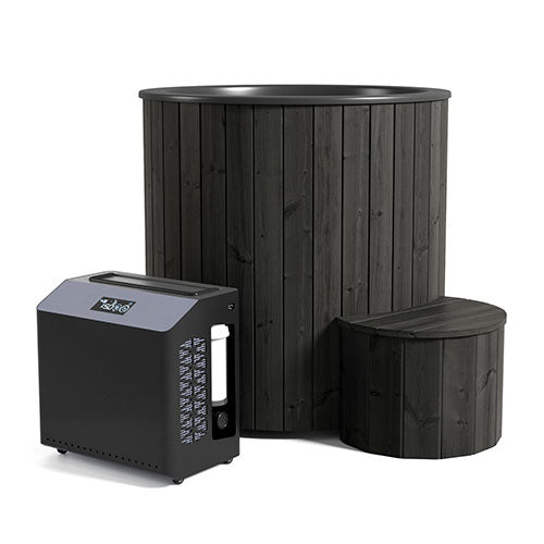 SaunaLife 1-Person Cold/Hot Immersion Tub, Black