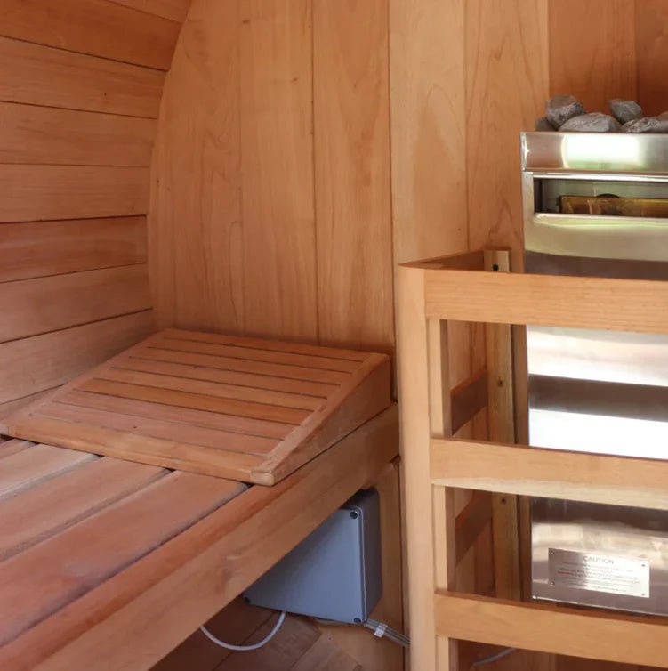 Scandia Electric Barrel Sauna - elitewellnesshq Saunas