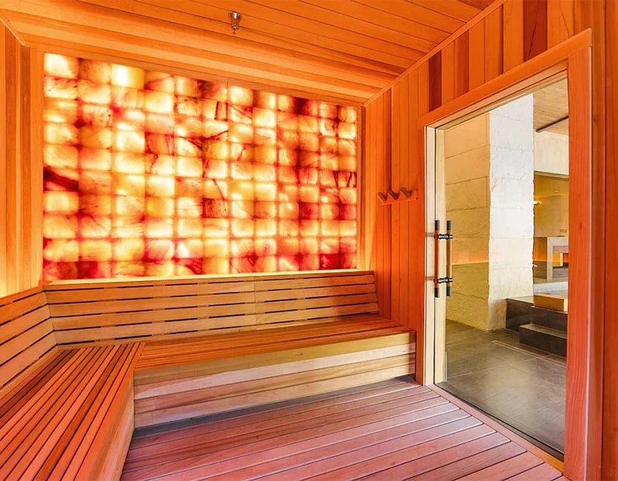 Scandia Himalayan Salt Interior Pre - Cut Sauna Room Kits - elitewellnesshq Saunas