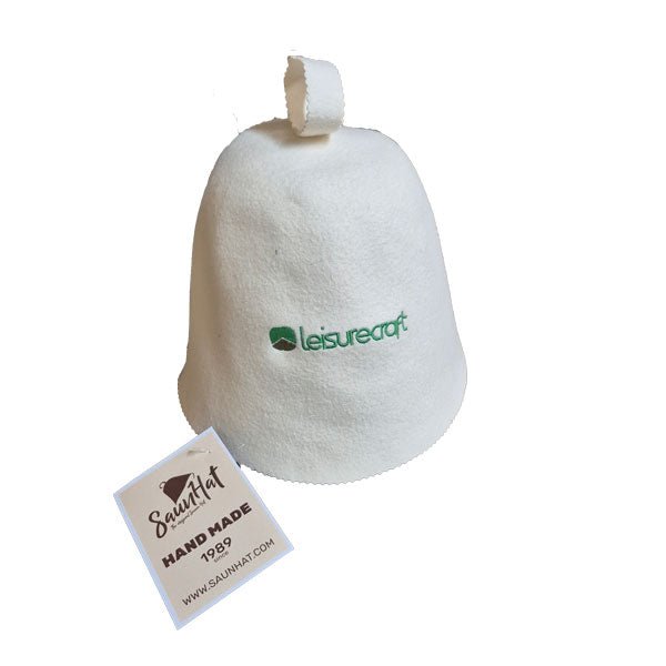 Seamless Sauna Hat - Sheep Wool by Leisure Craft - elitewellnesshq sauna essentials 3395