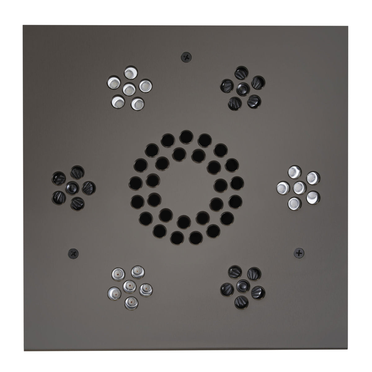 SLSM-BN - elitewellnesshq Black Nickel (Square - Chromatherapy + Audiotherapy)