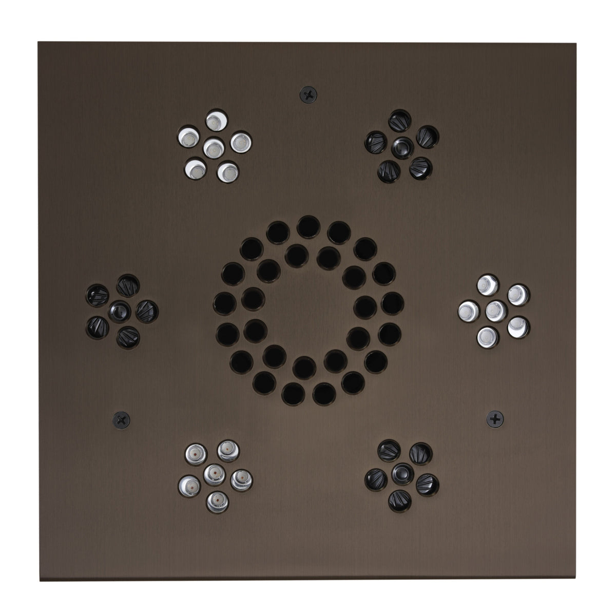 SLSM-ORB - elitewellnesshq Oil Rubbed Bronze (Square - Chromatherapy + Audiotherapy)