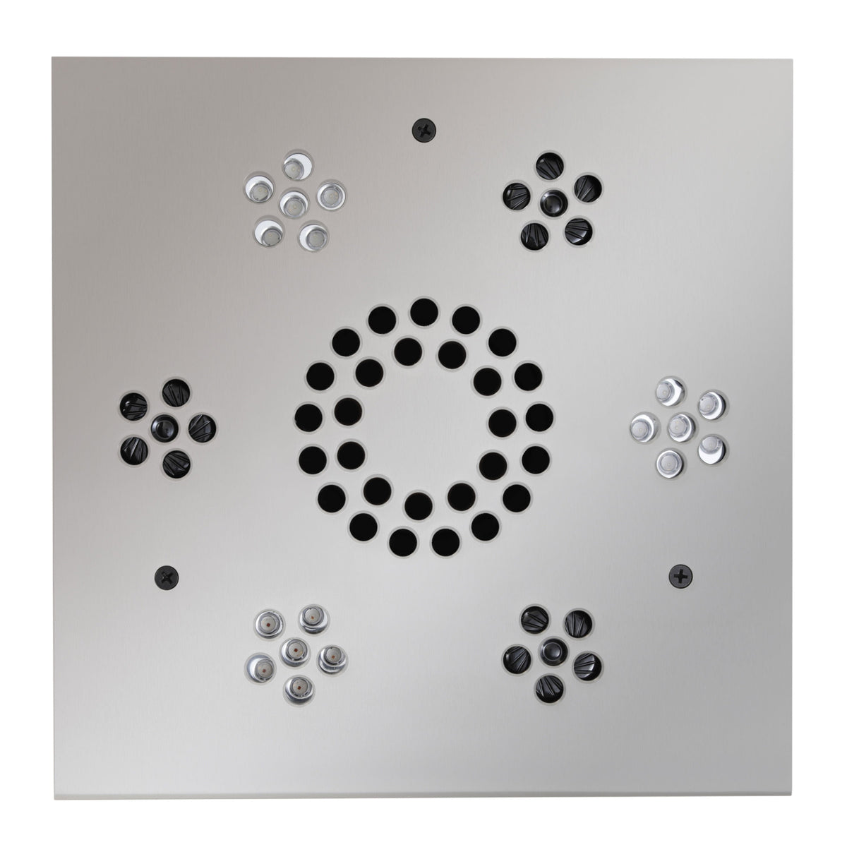 SLSM-PC - elitewellnesshq Polished Chrome (Square - Chromatherapy + Audiotherapy)