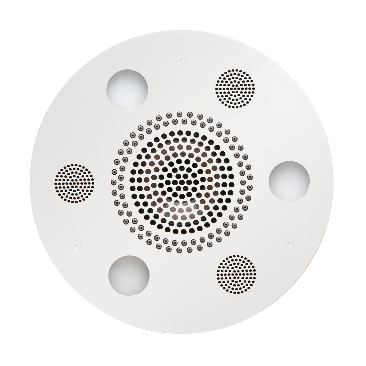 SLSRRD-WHT - elitewellnesshq White (Square - Rain + Chromatherapy + Audiotherapy)