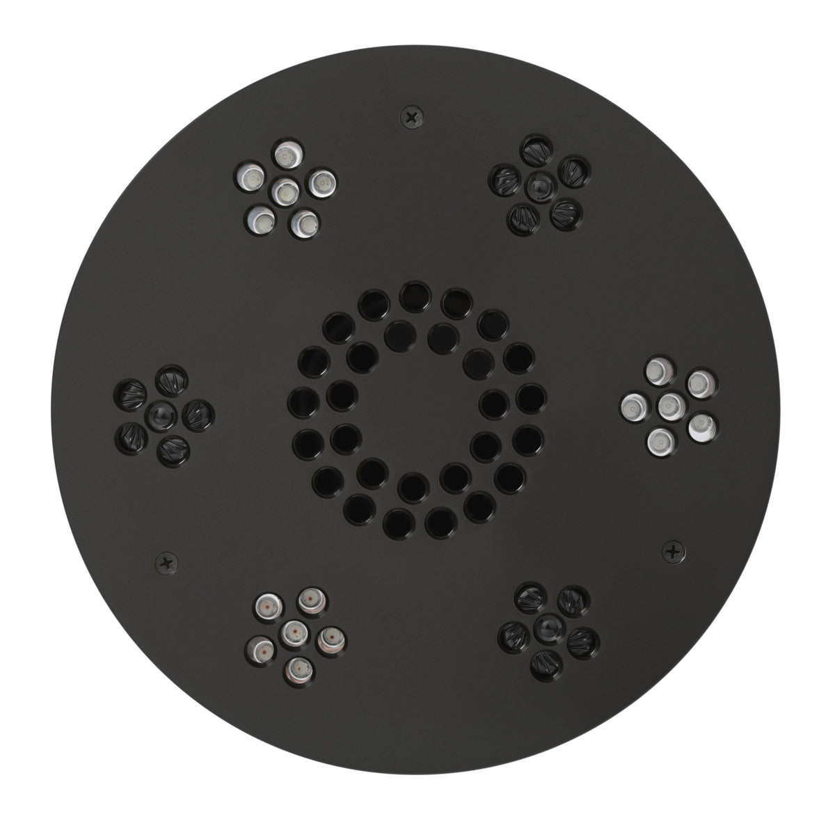 SLST-MB - elitewellnesshq Matte Black (Round - Chromatherapy + Audiotherapy)