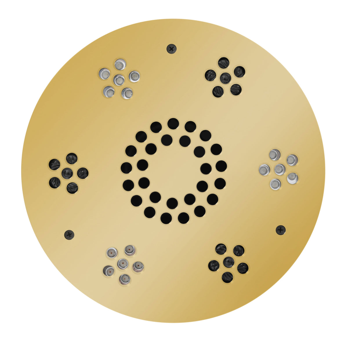 SLST-PG - elitewellnesshq Polished Gold (Round - Chromatherapy + Audiotherapy)