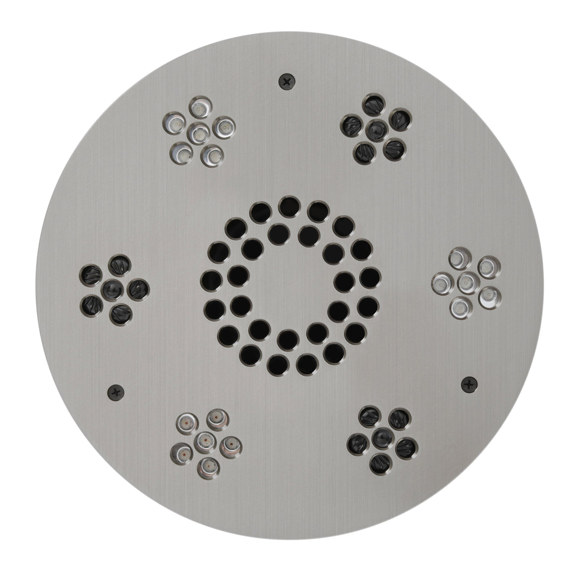 SLST-SC - elitewellnesshq Satin Chrome (Round - Chromatherapy + Audiotherapy)