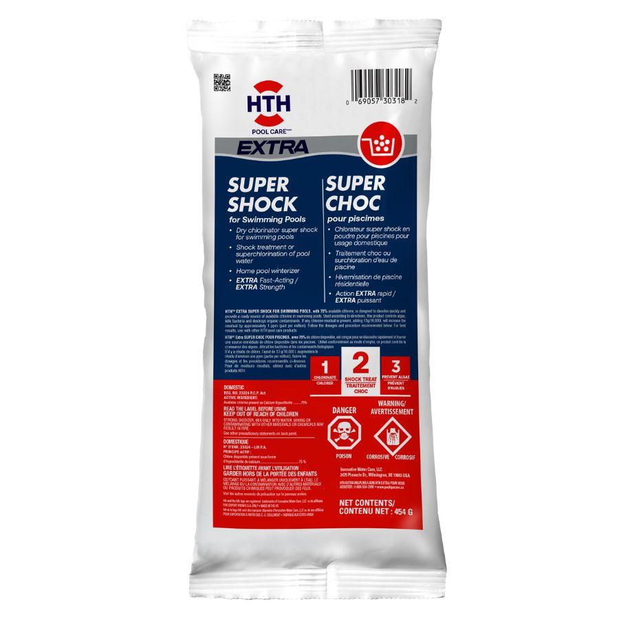 Super Punch Fast-Acting Pool Shock (454g) - elitewellnesshq pool chemical treatment 