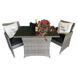 The Rendez - Vous Three Piece Bistro Set - elitewellnesshq Outdoor Furnitures FUR-JCS067682753B241