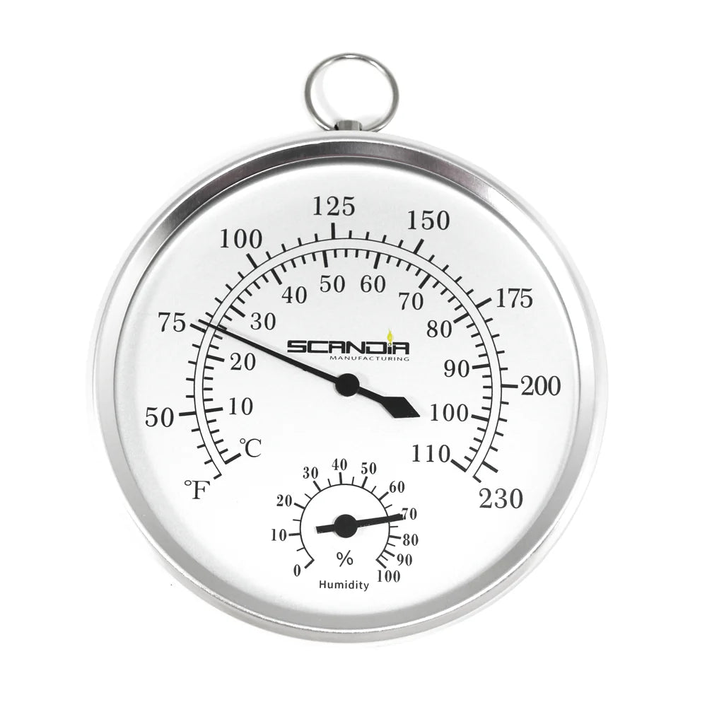 Thermometer/Hygrometer - elitewellnesshq sauna essentials SN - AC - HYGRO5