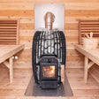 TimberGlow14 Sauna Heater, Durable Wood-Burning Glow