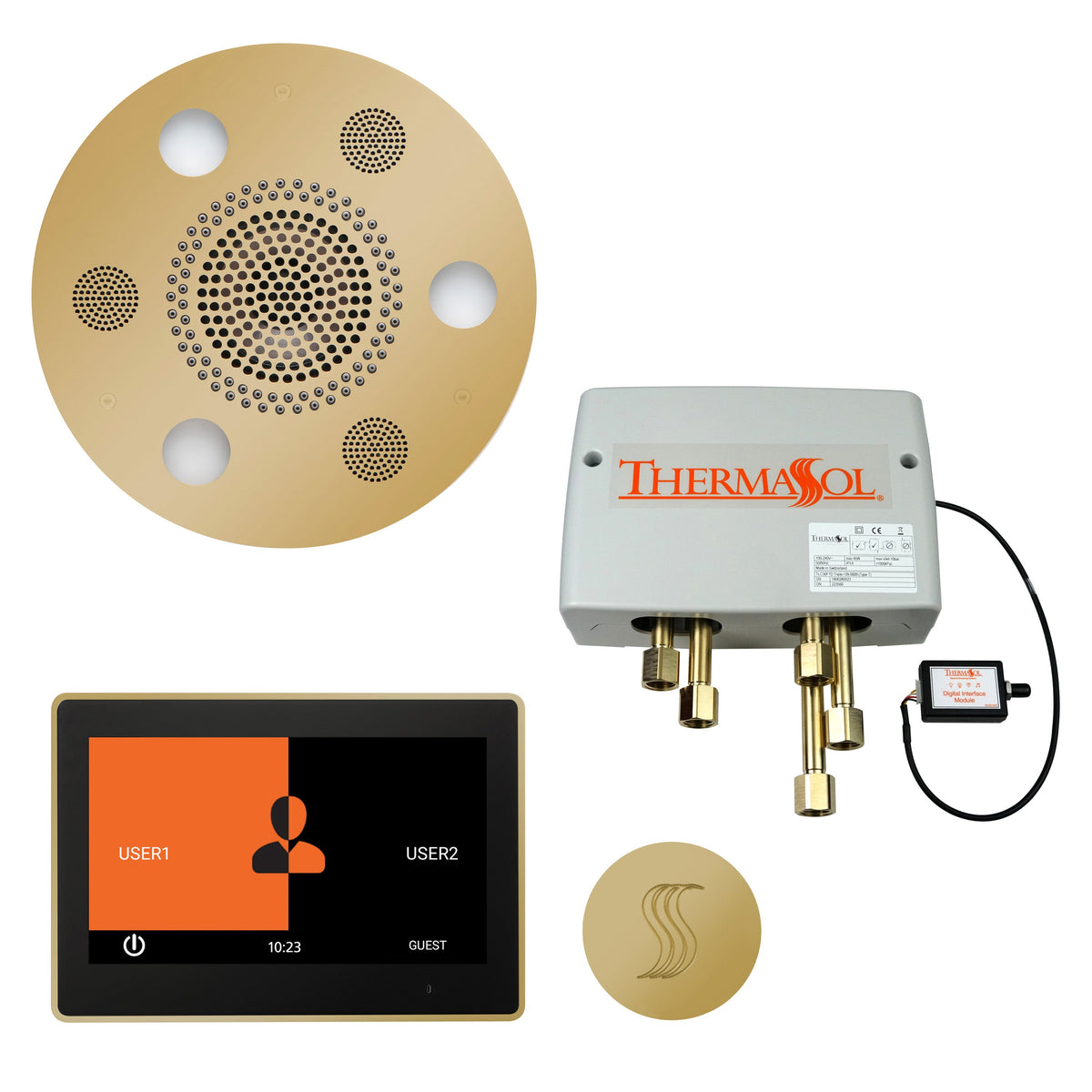TWP10UR-PB - elitewellnesshq Polished Brass