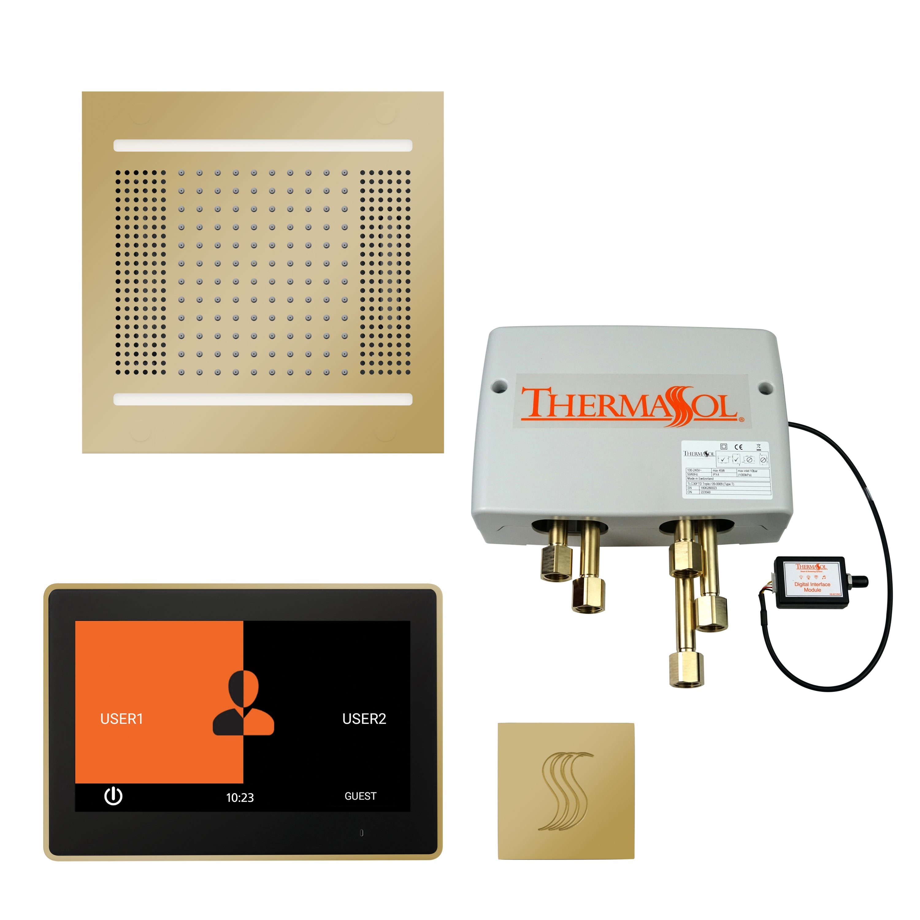 TWPH1410US-PB - elitewellnesshq Polished Brass