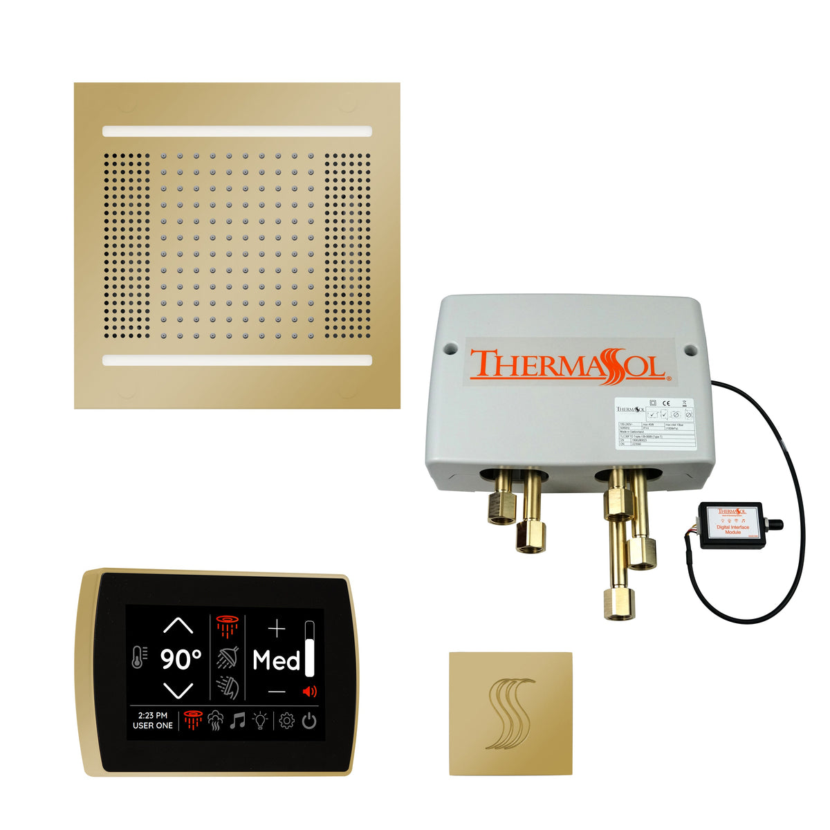 TWPH14SS-PB - elitewellnesshq Polished Brass