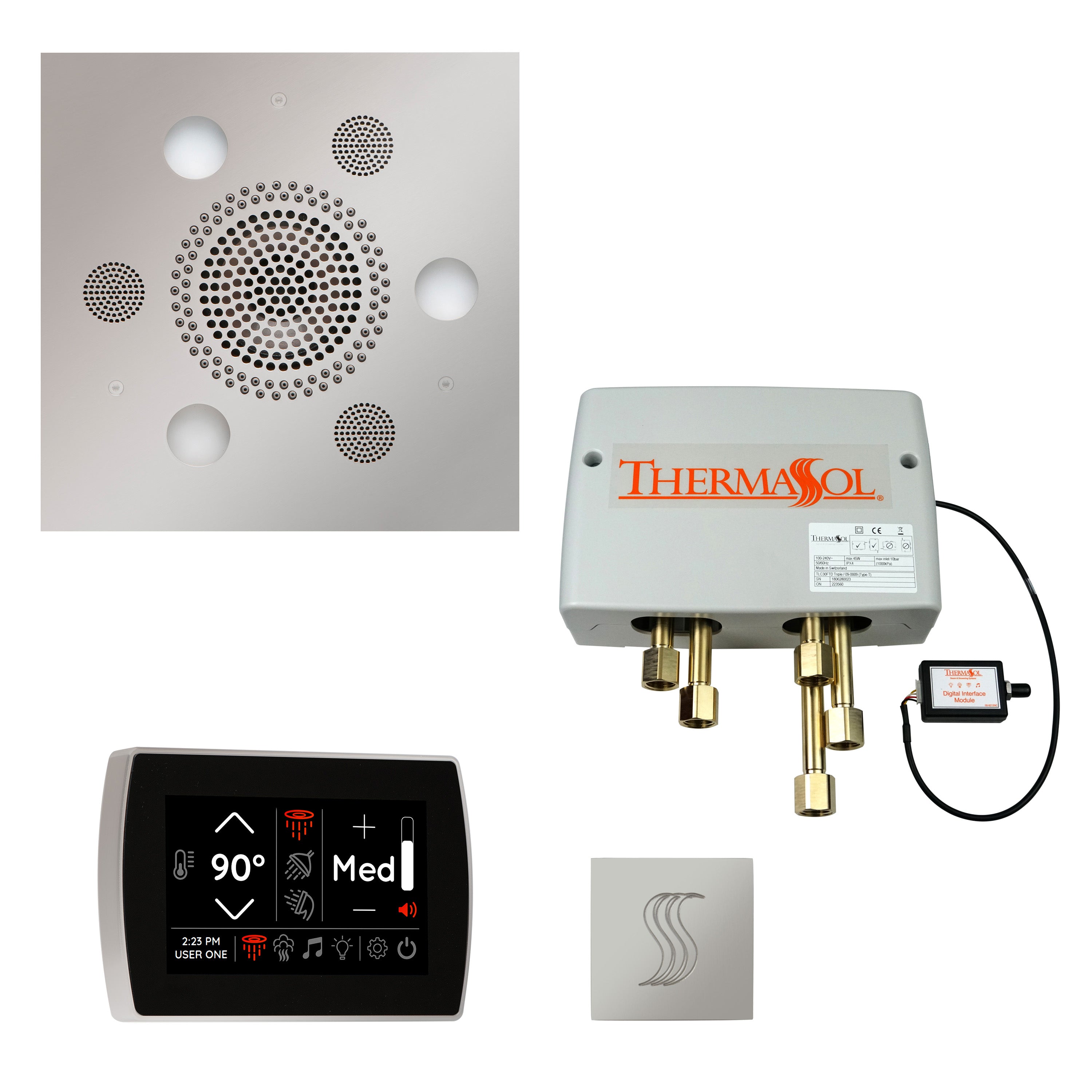 ThermaSol Serenity Advanced Rainhead (Square)