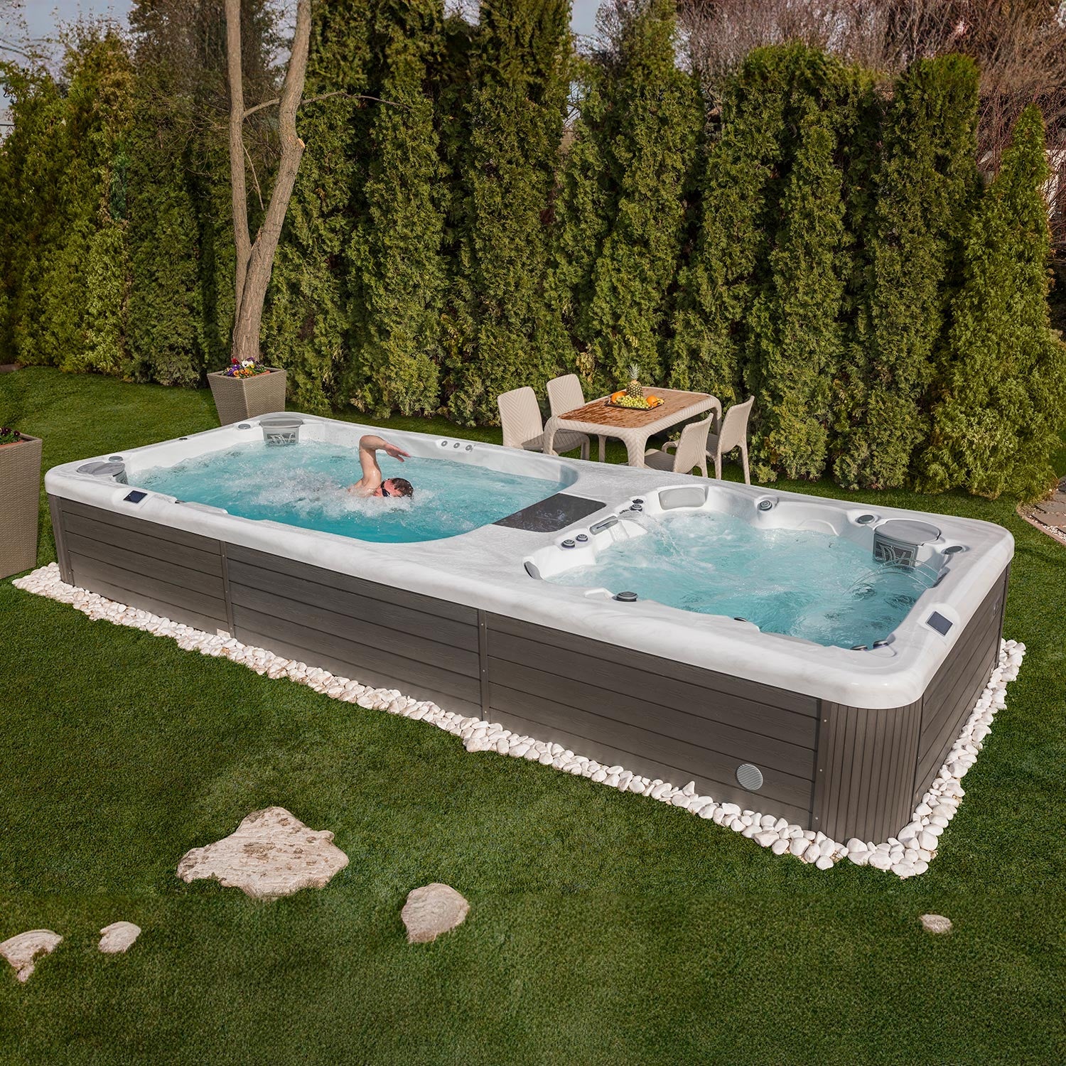 Wellis Rio Grande W - Flow Swim Spa + Hot Tub in One - elitewellnesshq Wellis Swim Spa 