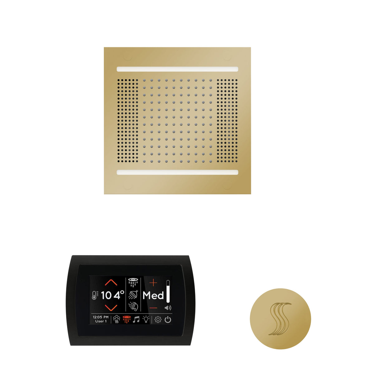 WH14STPSR-PB - elitewellnesshq Polished Brass